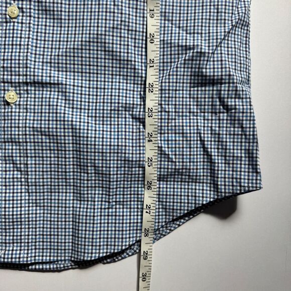 Ralph Lauren Short Sleeve Blue Plaid Button Down Size Medium NWT - Picture 6 of 8